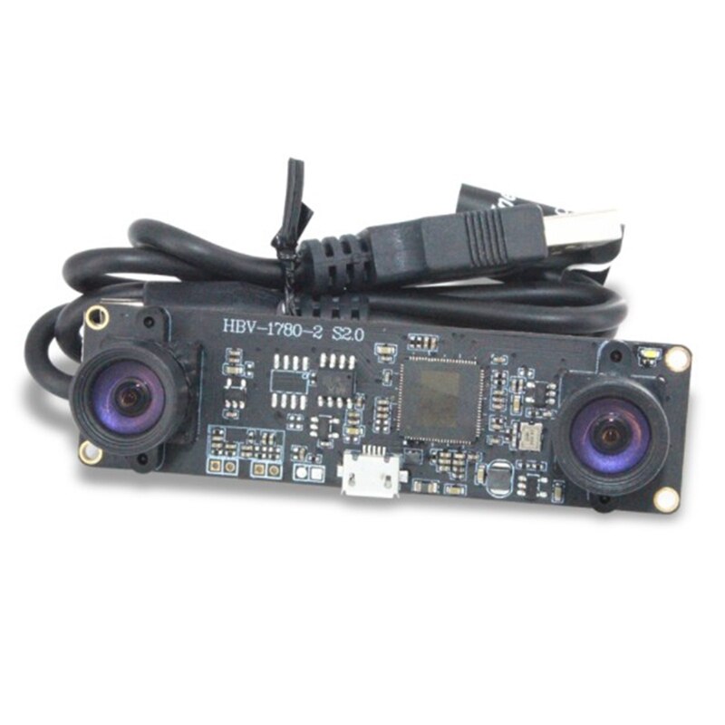 Top Deals Face Recognition AR Depth Detection 1 Megapixel High Definition Ov9732 Module Binocular Synchronous Camera Module,100D