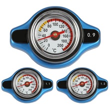 Tampa do tanque do radiador do calibre termostático do carro tampa da temperatura da água calibre utilitário seguro 0.9bar/1.1bar/1.3bar thermost gauge radiador