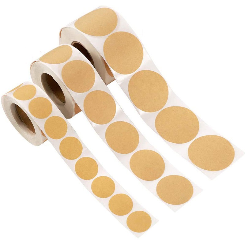 100–500 Stück schwarz-weiße runde Aufkleber, Punkt-Etiketten in reiner Farbe, 25 mm/38 mm/50 mm, DIY handgefertigte Schulbriefpapier-Aufkleber
