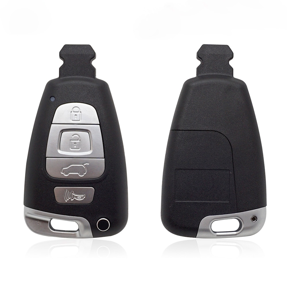 4 Knoppen Auto Keyless Afstandsbediening Sleutel Shell Voor Hyundai Veracrus Intelligente Smart Key Case Smart Key Cover Met Sleutelblad