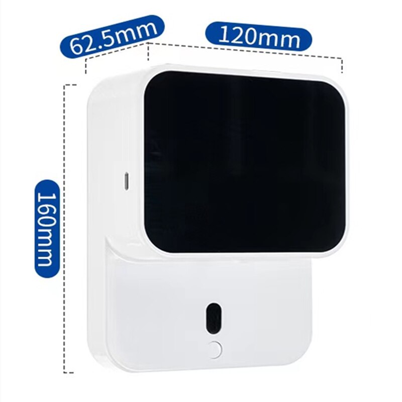 Automatic Induction Foaming Hand Washer LED Display Screen Washing Machine Infrared Sensor Soap Dispenser For Bathroom Wall