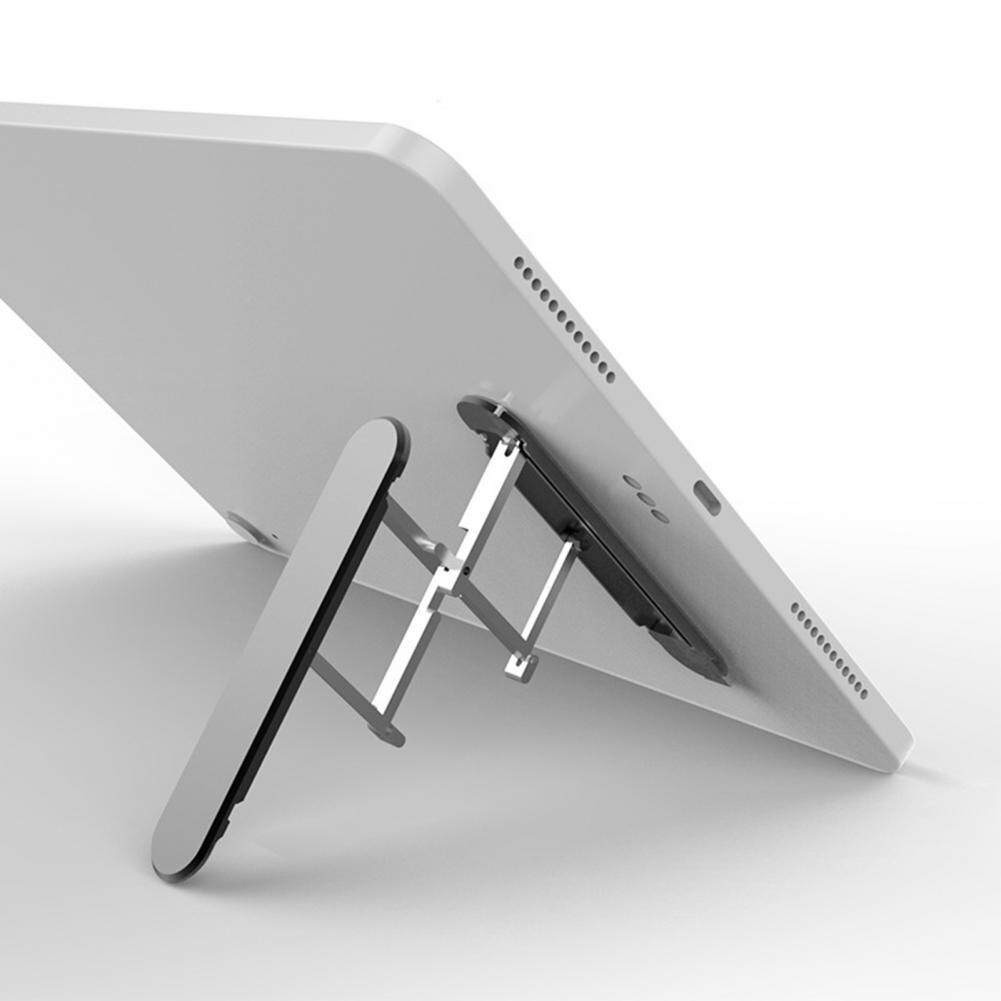 Mini-tablet-ständer, faltbar, verstellbar, stabil, rutschfest, aus aluminiumlegierung, ideal zum spielen.