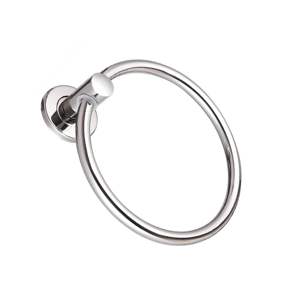 Muur Gemonteerde Handdoek Badkamer Opbergdoos 16 Cm Ronde Handdoek Rack Rack Gratis Van Gaten Geen Schade de Muur Installeren