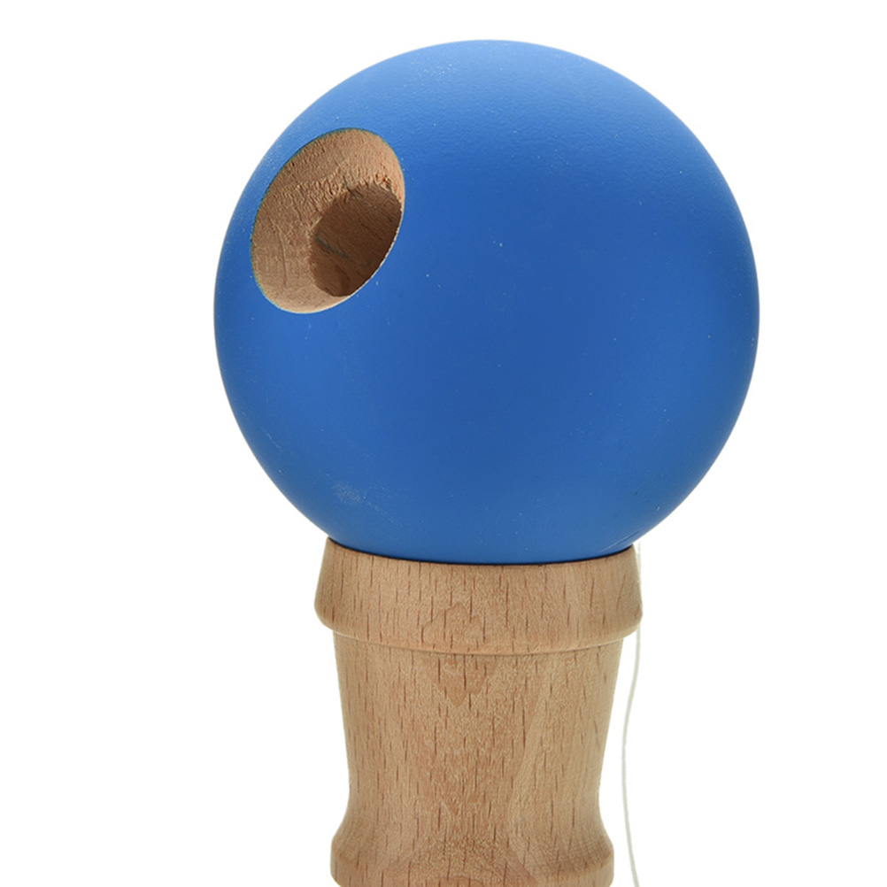 18.5 cm tradisjonelle leketøy gummi maling kendama matt ball kid kendama tre ball