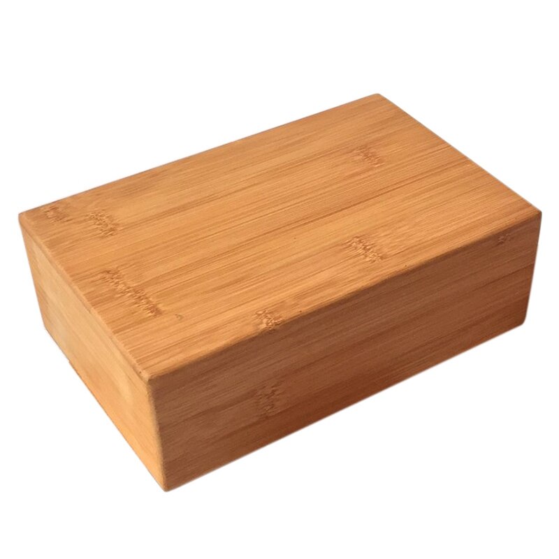 Bamboo Yoga Block Handstand Home Fitness Workout Gymnastics Training Brick: Default Title