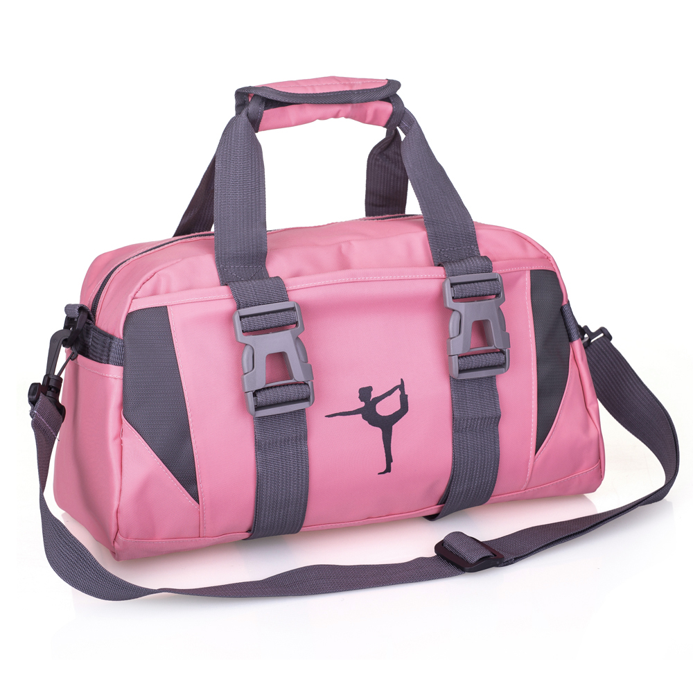 Torba podróżna, torba zdatność, przenośna torba na bagaż, torba robić jogi, torba na bagaż biznesowy o dużej pojemności, torba na ramię: Różowy