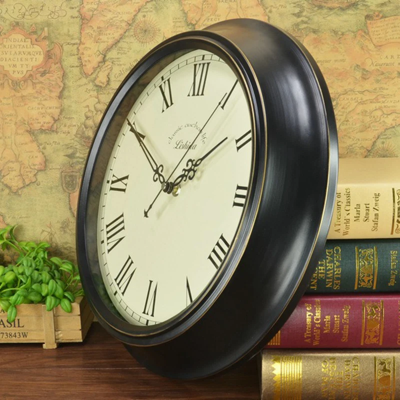 Zegary ścienne w stylu retro mechanizm zegara robić salonu ciche skandynawskie zegarki robić sypialni blać artystyczne akcesoria wewnętrzne dekoracja wnętrz