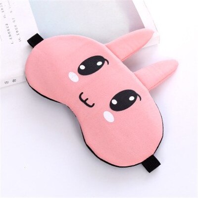 Máscara antifaz para dormir para niños, Parche de algodón para los ojos, bonita cubierta para los ojos, banda de descanso ojo, ayuda para dormir: Pink