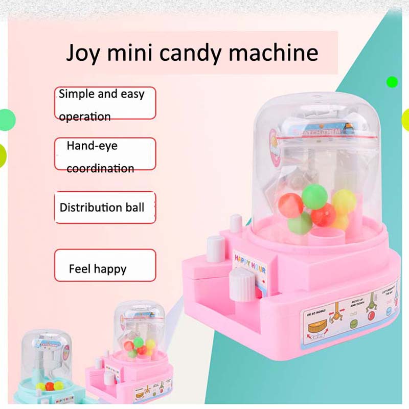 Mini Candy Grabber Catcher Mechanical Arm Small Ball Crane Machine Handheld Claw Arcade Crane Catch Toy For Kids Children Childr