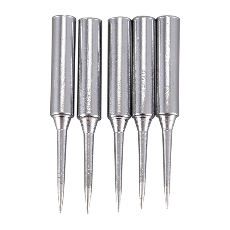 1Pcs 900M-T-1C Bevel Stijl Soldeerbout Soldeer Tip & 5Pcs 900M-T-LI 0.8Mm Punt Diameter Solderen Soldeerbout tips