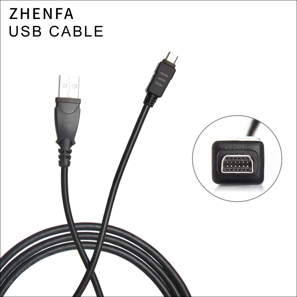 Zhenfa Camera USB Data Cord Kabel Voor Olympus E-420 E-450 E-500 E-510 E-520 E-600 D-545 D-595 D-630 Evolt E-30 E-330 E-400 E-410