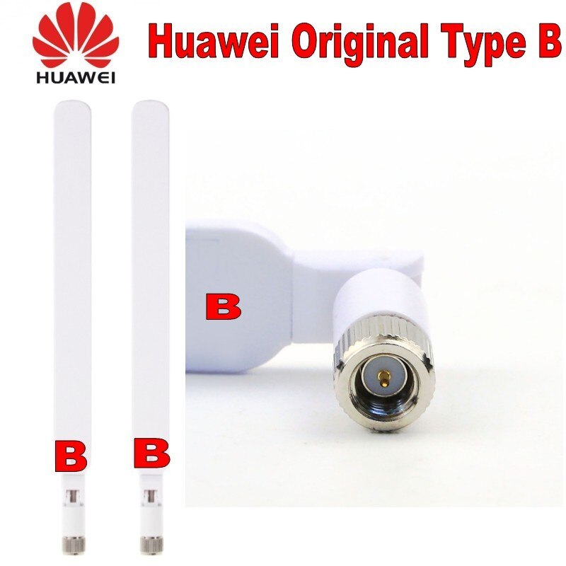 2x 4G Antenni SMA Uros - 698-2700MHz - Huawei Reitittimeen B593 E5186 B315 B310