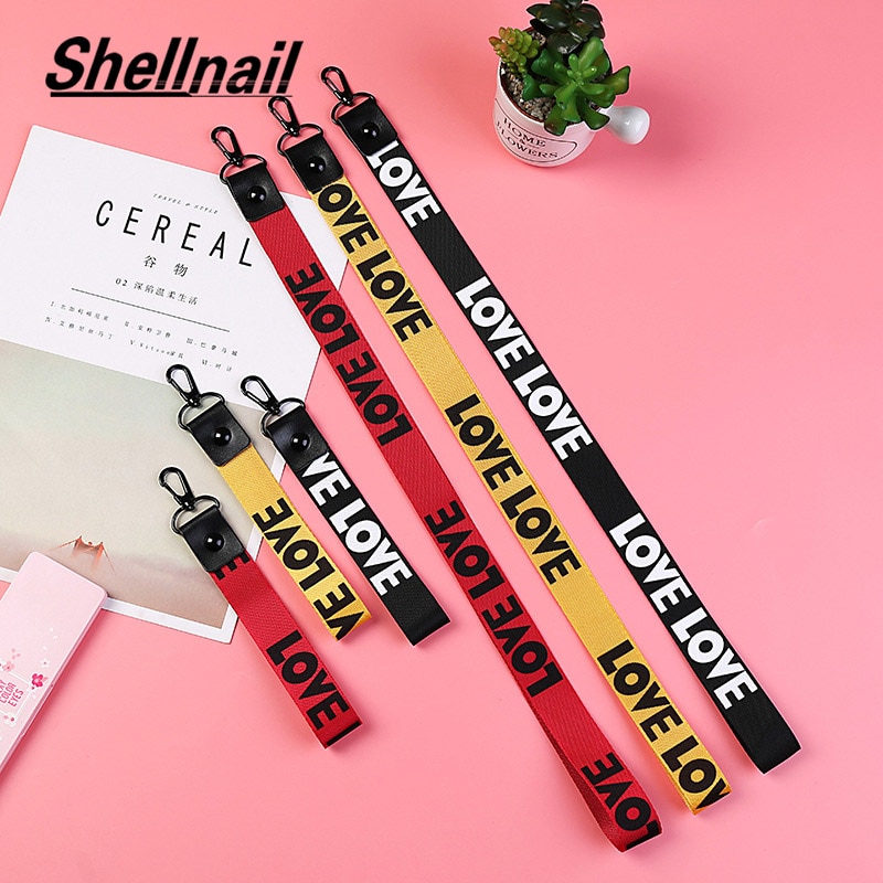 Shellnail praktisch Gurt Abzeichen Halfter Schlüsselband Schlüssel Kette Nacken Gurt Für Xiaomi/Huawei Universal- Nacken Handgelenk Lanyards Für schlüssel