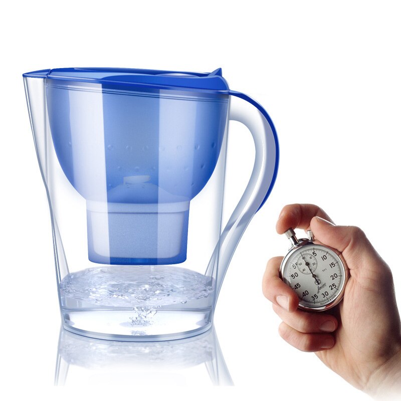 Water Filter Kettle Household Water Jug Activated Carbon Purifier Water Pitcher Kitchen Office Water Bottle Jug Drink Water Tool