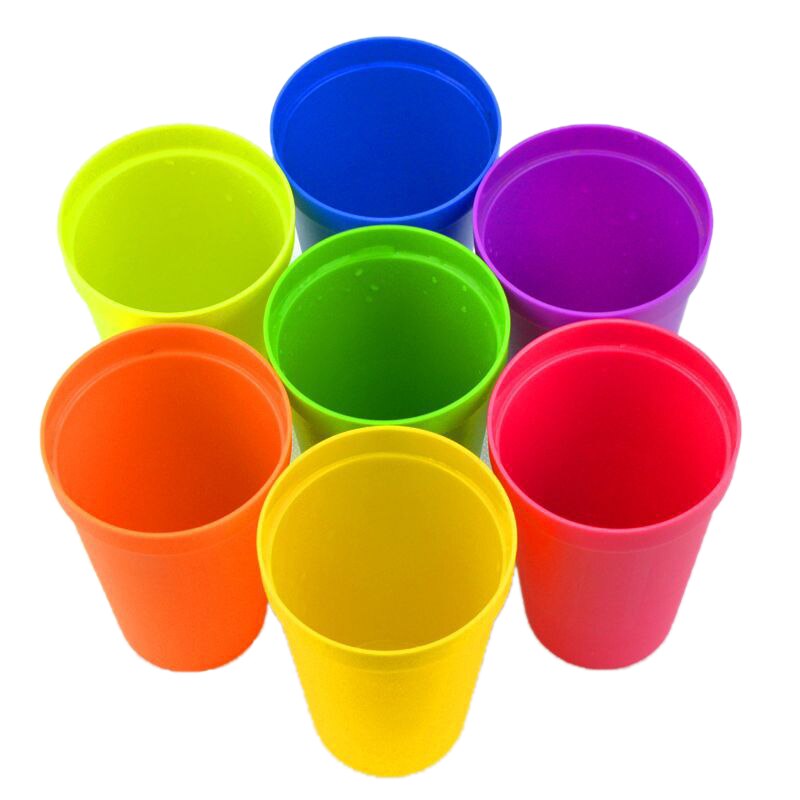 Kids Cups 14Pcs Plastic Cups Herbruikbare Onbreekbaar Drinkbekers Voor Kinderen En Peuter Portable Voor Home Camping Reizen Partijen