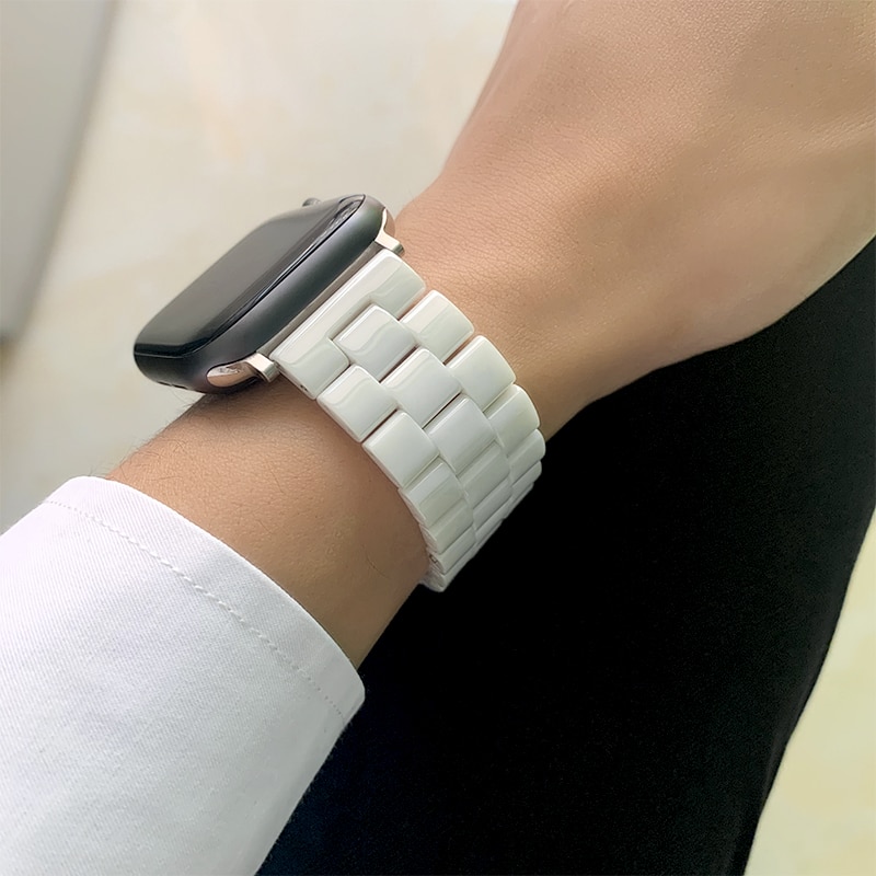 Nieuwste keramische armband voor apple watch-band 38mm 42mm 40mm 44mm riem voor iwatch-band serie 4 3 2 1 serie 5