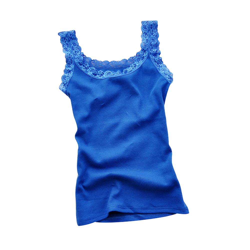 Dame tank top sommer blonde vest med u-hals ærmeløs casual slim fit tank top skjorte топ женский майка женская