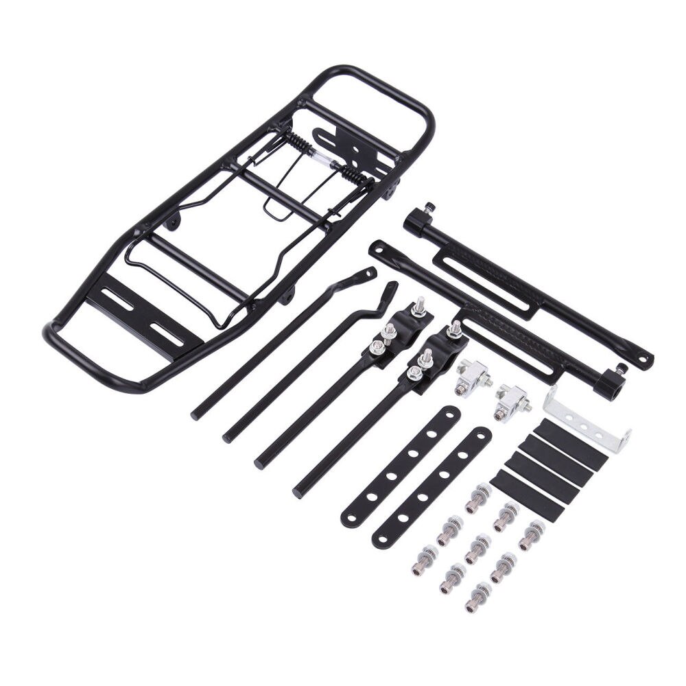 Rear Rack Almost Universal Adjustable Bike Cycling Cargo Luggage Carrier Rack Heavy Duty