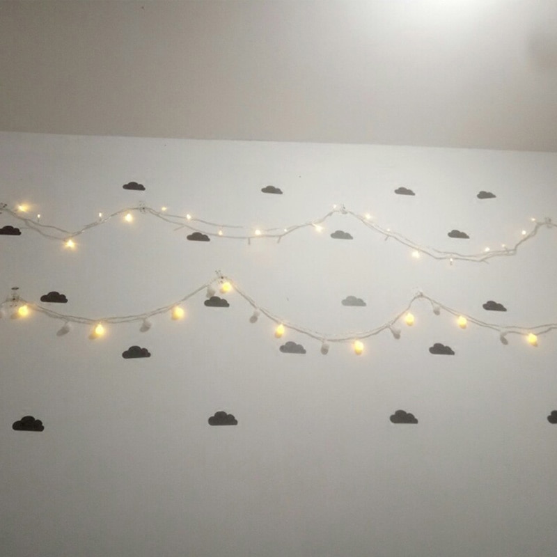 Little Cloud Stickers Baby Boy Rooms Wall Stickers For Kids Room Nursery Girl Room Wall Decal Stickers Bedroom Home Decoration