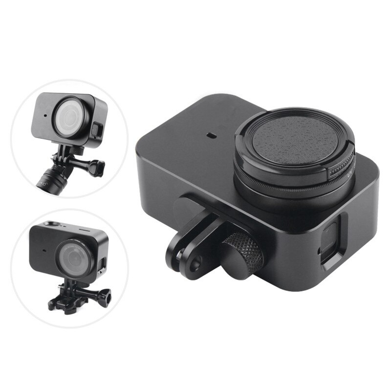 Carcasa protectora de aleación de aluminio CNC para cámara Mijia de Xiaomi con lente UV de 37mm para accesorios de cámara deportiva Mijia 4K