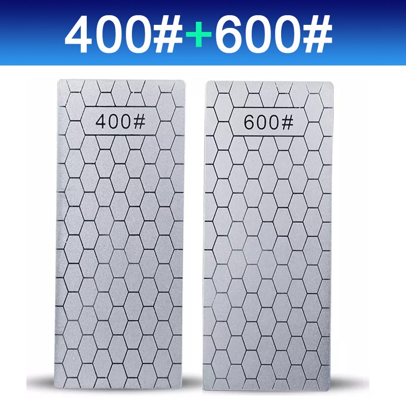 1/2/3/4pcs Diamond Knife Sharpening Stone 400# 600# 1000# 1200# Knife Sharpener Set Portable Honeycomb Whetstone Grindstone Tool: 400 600
