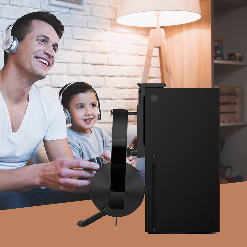 Abs-staubschutzhülle für xbox series x, staubdichtes gehäuse mit kopfhörerhalterung für oculus quest 2