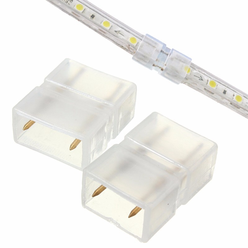 8mm/10mm 2 Pin Weldless Connector Aansluiting Soldeerloze Voor 5050/3014/2835/5730 LED light Strip Lamp