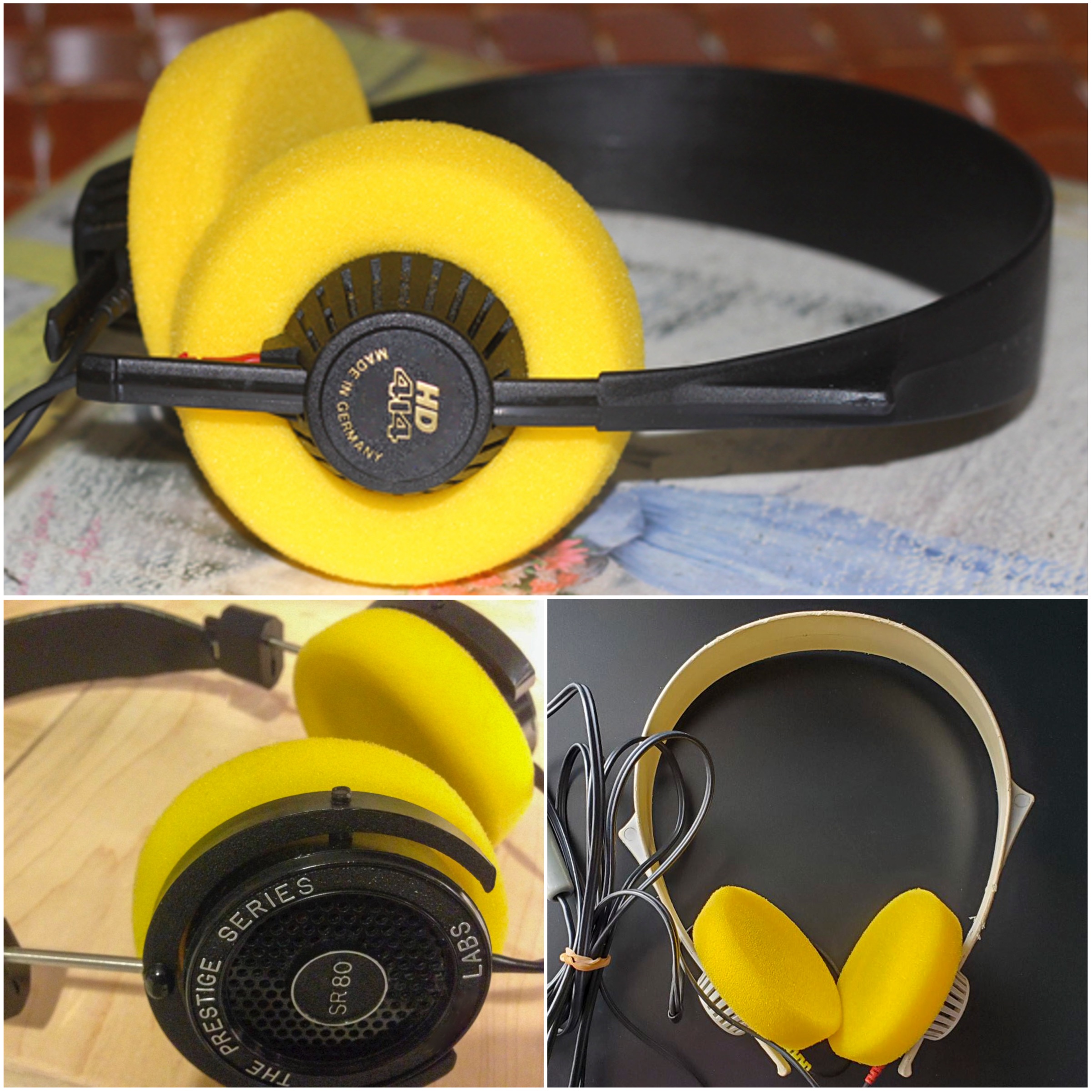 Ohrpolster-Schaumstoffkissen für Sennheiser HD414 Grado SR60 SR80 SR60i SR80i SR125 SR225 SR325 SR SRI-Serie PS1000 GS1000 Kopfhörer