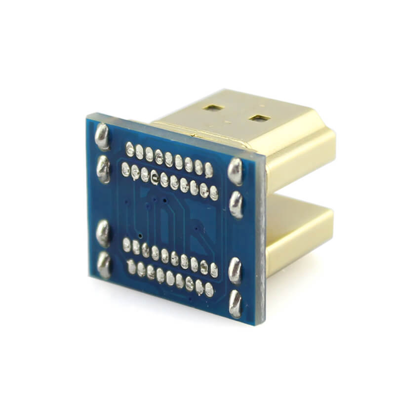 1080p hdmi-kompatibel omvandlare micro-hd-adapter för hallon  pi 3/4 hd 5 -tums lcd-pekskärmskontakt