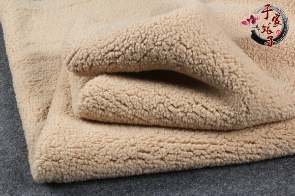 150 x 50cm Chemical fiber Coral fleece fabric cloth DIY sweater inner lining clothing on: Light Coffee