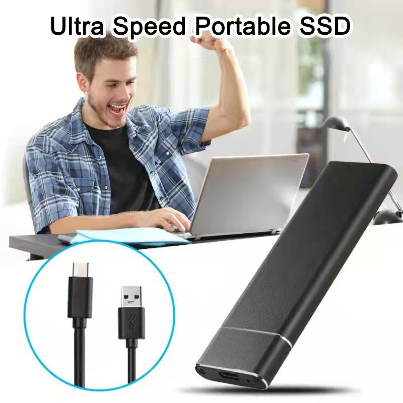 Ekstern ssd 2tb/4tb med ultrastor kapacitet, bærbar harddisk type-c, usb 3.2, højhastighedsoverførsel til stationær mac