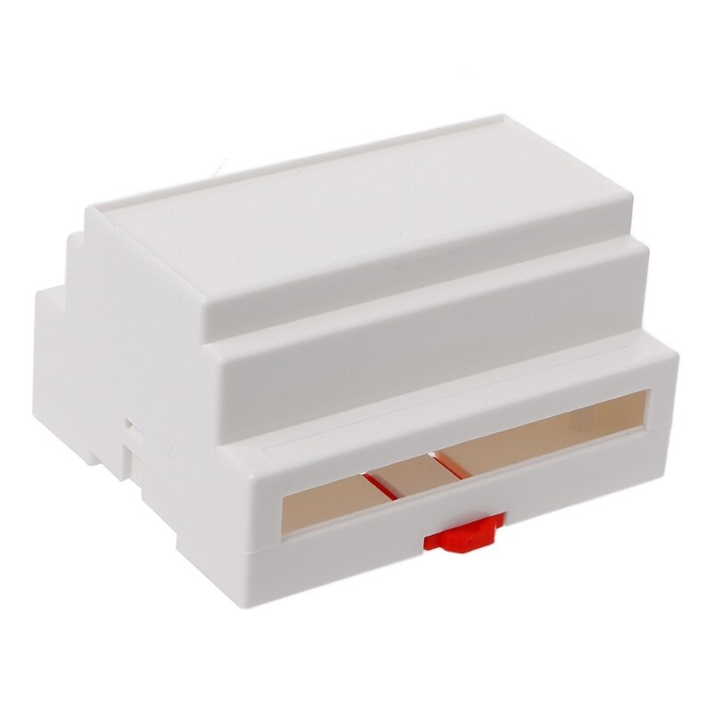 1Pc plastic din rail enclosure junction box electronic equipment enclosure industrial box 107X87X45mm: white