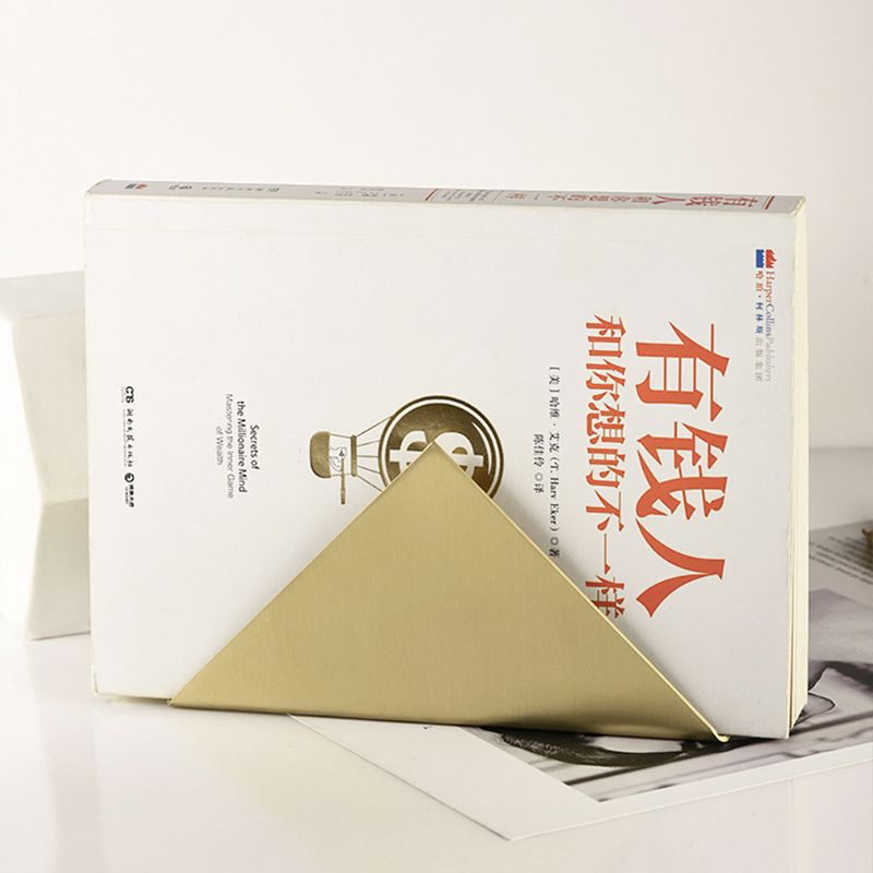 1 Pc Napkin Holder Stainless Steel Napkin Rack Box Dispenser Triangular Prism Paper Tissue Holder Home Party Table Decoration