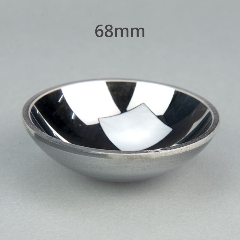 Réflecteur parabolique 52mm rond réfléchissant Concave miroir projecteur bricolage accessoires universel projecteur réflecteur bol: 68mm