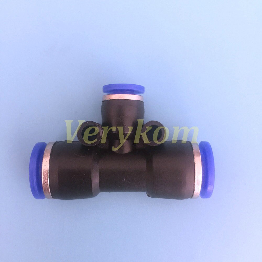 4 Pcs 8mm To 12mm Pneumatic Straight Reducing Push To Connect Adapter