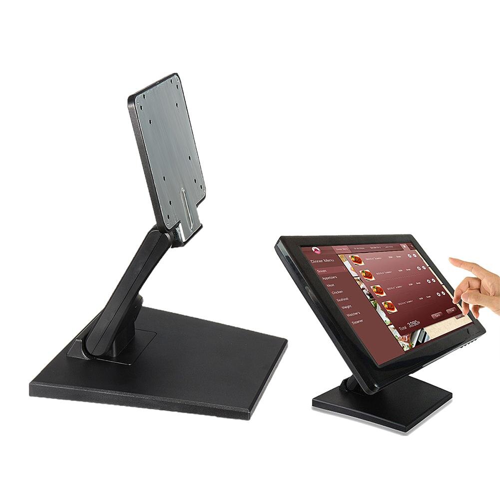 VESA Desktop Monitor Holder 10-24&quot; LCD LED Folding Display Touch Screen Stand Monitor Mount Support Metal Bracket Load 6.5 kg
