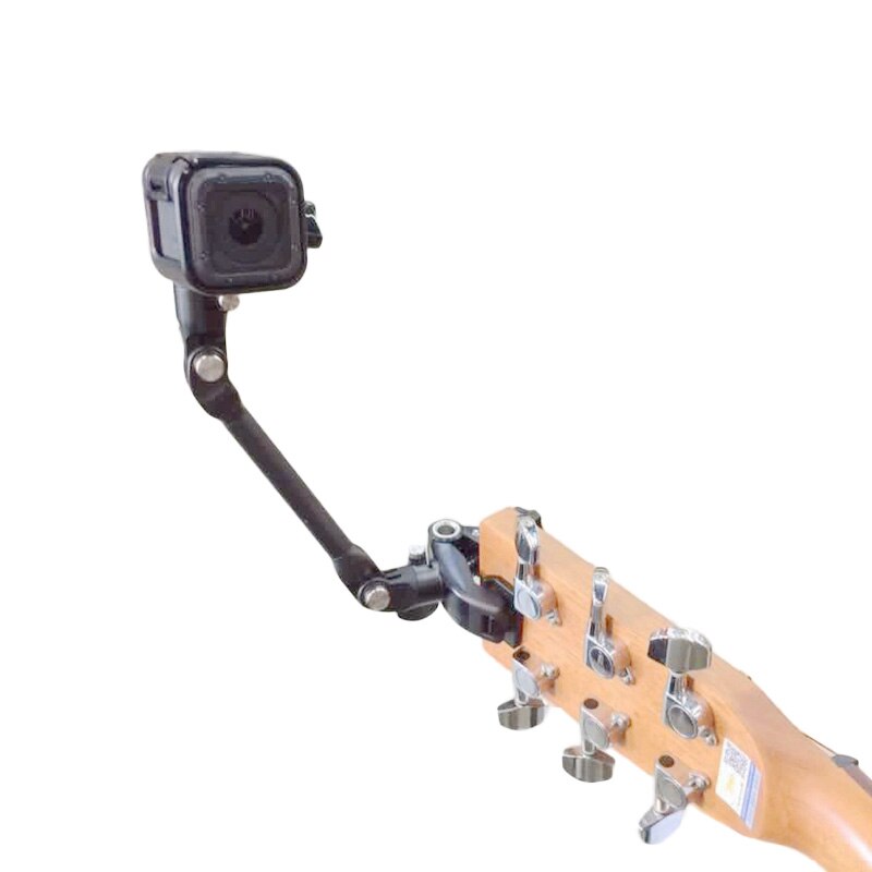 Verstelbare Instrument Gitaar Muziek Jam Mount Roterende Podium Klem voor GoPro Hero 8 7 6 5 3 4 SJCAM Xiaoyi goPros accessoires