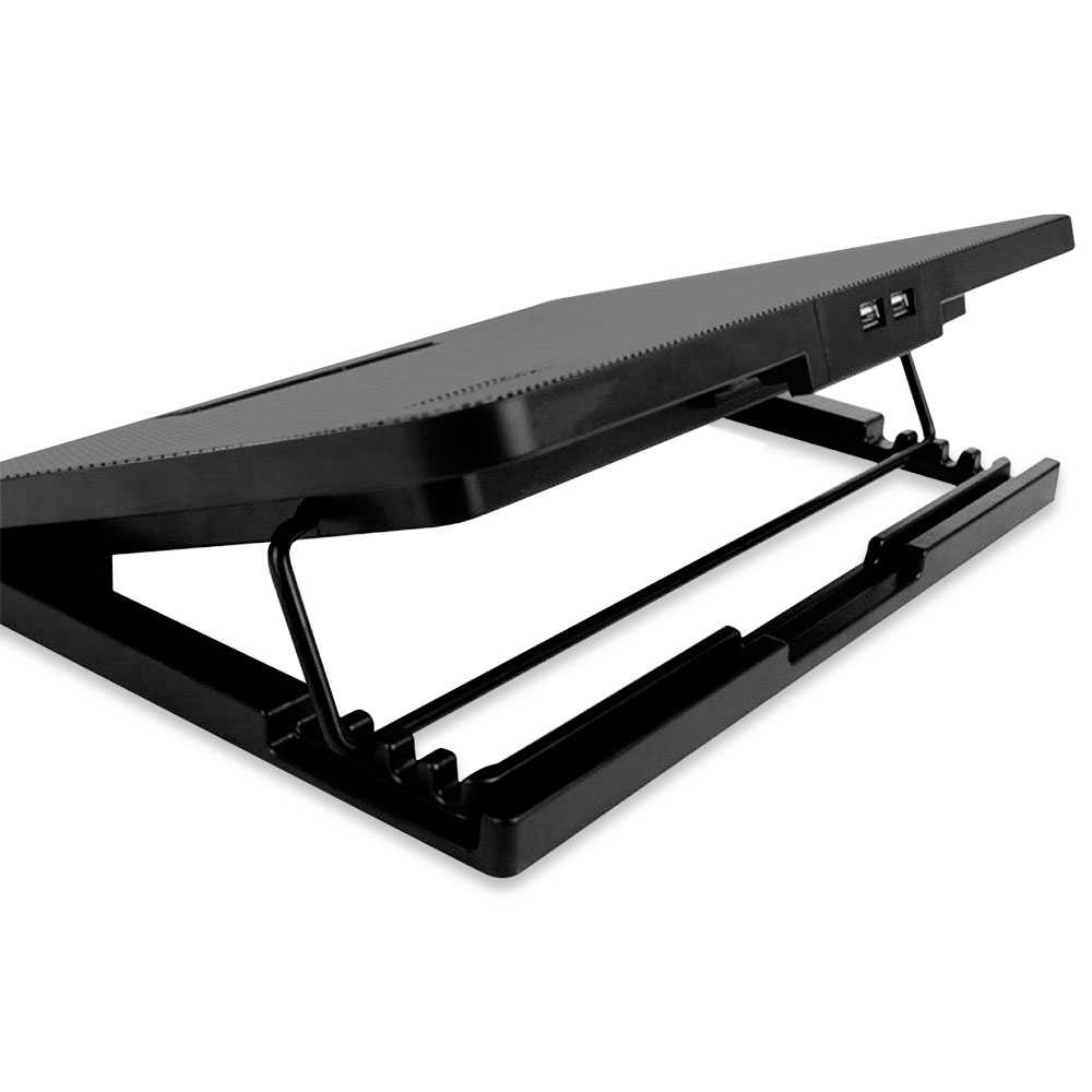 Base de Refrigeracion para portatil Laptop hasta 17&#39;&#39; USB 2 Ventiladores Luz Led