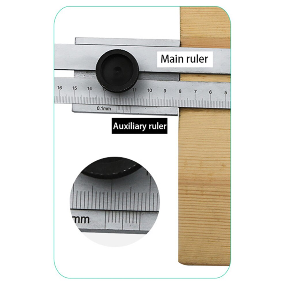 200mm/250mm/300mm Screw Cutting Marking Gauge Mark Scraper Tool for Woodworking Measuring Knurled thumb screw marking Set