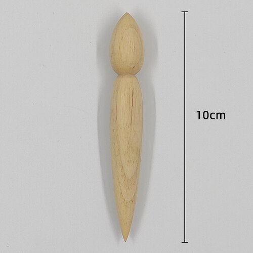 Modificateur de bec de poterie, poinçon à Double tête en bois, pâte à boue, théière en bois, artisanat de modélisation réparation, Pot en argile violette, outils de fabrication: Spout repair tool