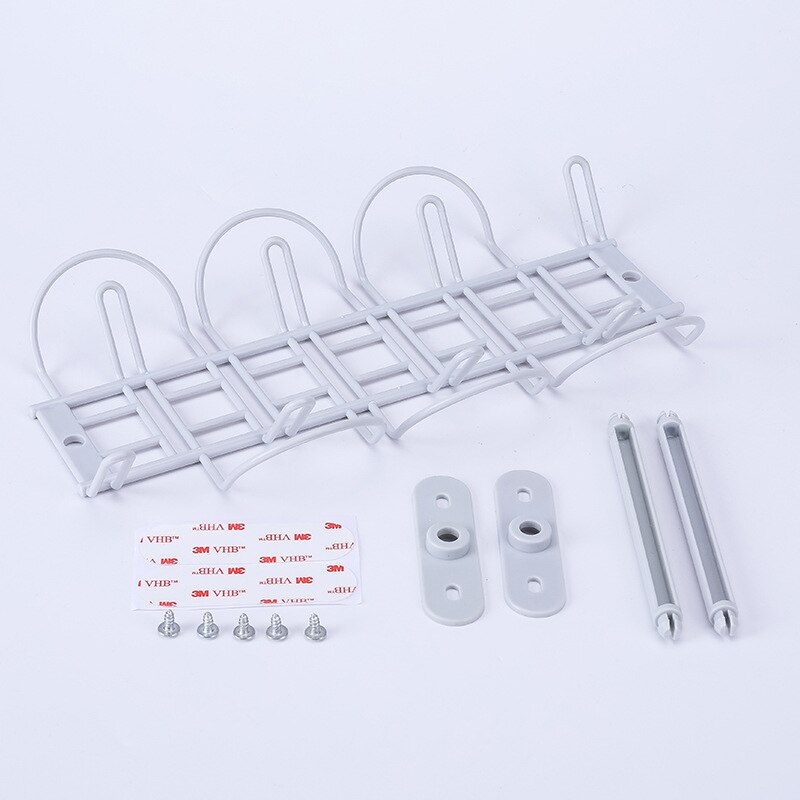 Home Office Storage Rack Under Desk Cable Management Tray Wire Cord Power Strip Adapter Organizer Shelf Cable Storage Holders