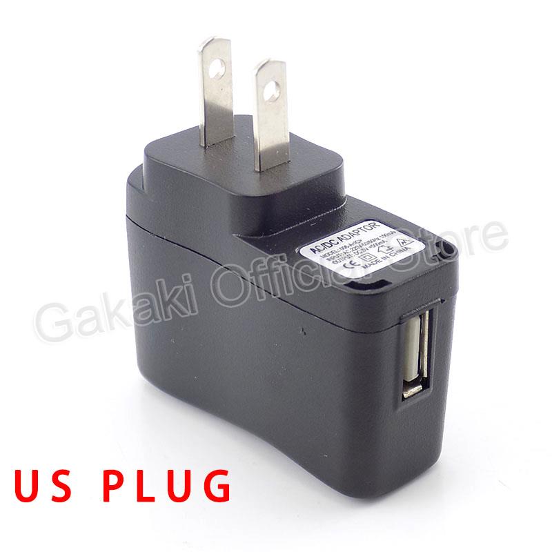 5V 0.5A 500mAh Micro USB Charger Universal 100V 240V AC to DC Power Supply Adapter Travel: US