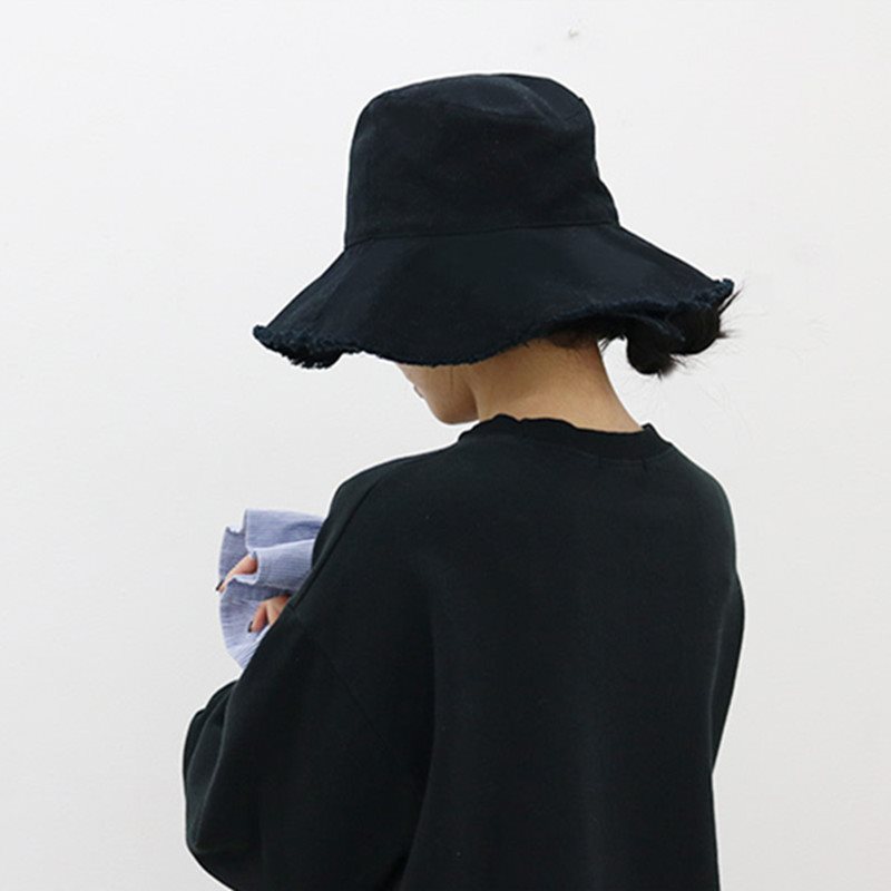 Kvinder solhat bred skygge bøttehætte åndbar til sommer strand udendørs als 88