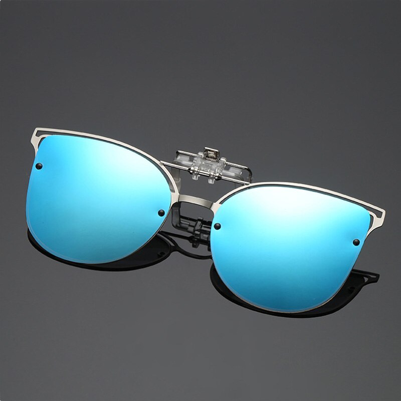 Gafas de sol polarizadas con Clip para hombres y mujeres, Anti UV nocturna para pesca, gafas de sol de 400 para conducir o montar en bicicleta, gafas de sol de pesca con Clips para Motor: 04