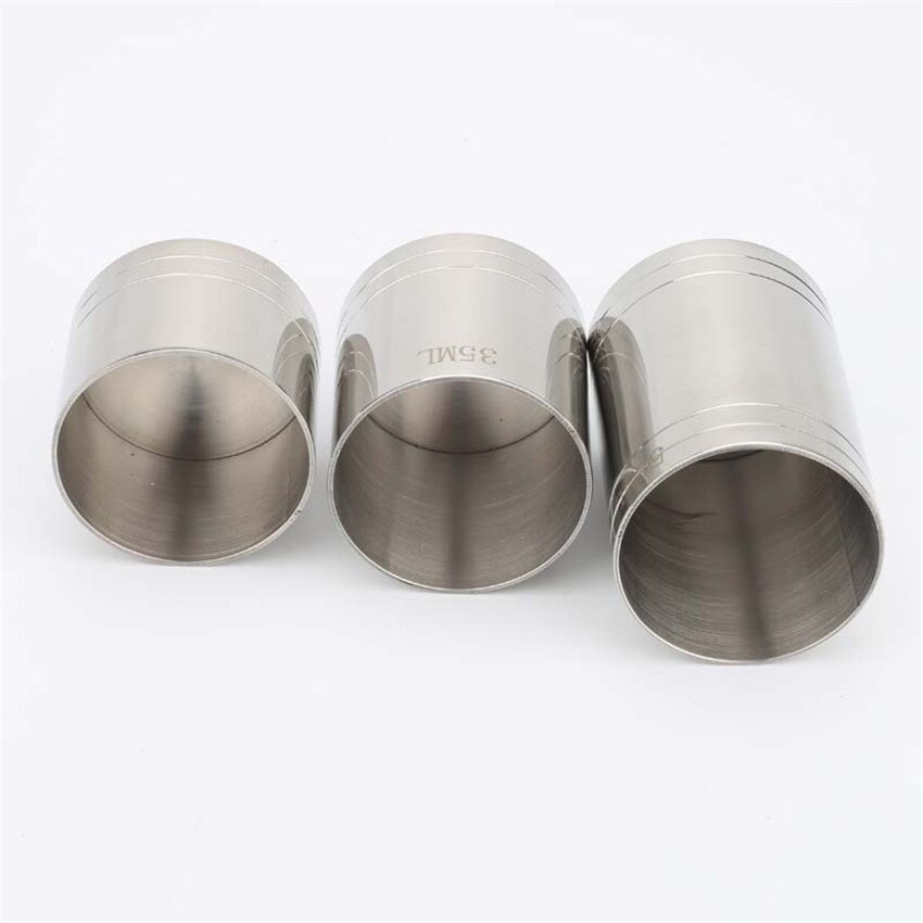 Rvs Vingerhoed Wijn Geest Meet Jigger 25/35/50ml Maatbeker 3 Bar Meten Wijn glas