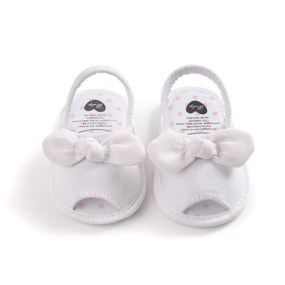 Babymeisjesschoenen zomer ademend antislip strikschoenen zachte zolen peuter gouden sandalen kind baby prinses 0-18m