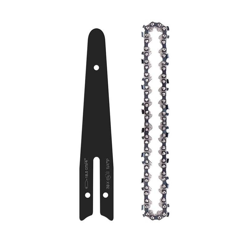 4/6 Inch Chain Guide Electric Chainsaw Chains and Guide Used for Logging and Pruning Chainsaw Parts: 6-Inch Guides-Chain