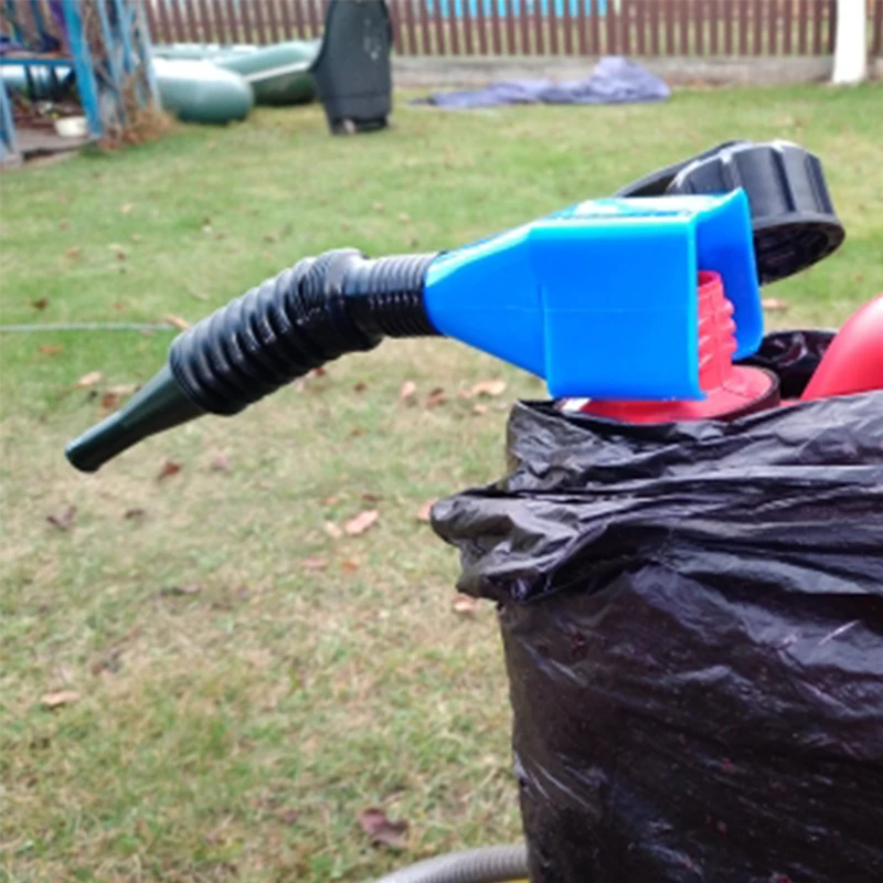 Embudo de gasolina para repostaje de motocicleta y coche, herramienta de transferencia de llenado y cambio de fluido de filtro de embudo de aceite de motor de gasolina de plástico