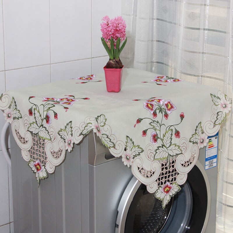 Mantel De Ma Bordado De Encaje Para Comedor, Elegante Mantel Redondo