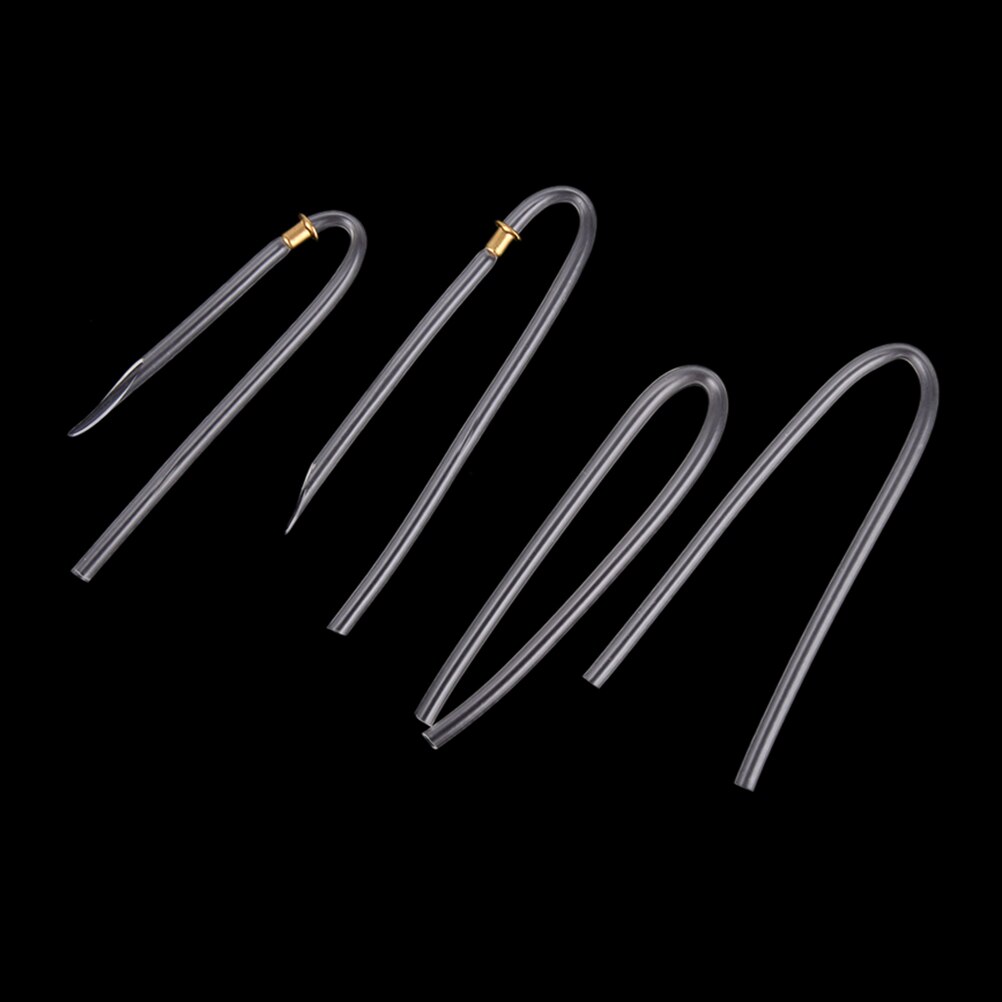 1pc U Shape Transparent PVC BTE Hearing Aids Clear Earmolds Tubes Bent Tubing With Lock Preformed BTE Earmold bent tube